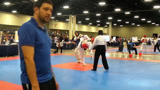 07022014 AAU TKD Nationals Adult Black Belt Olympic Sparring [upl. by Renwick785]