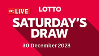 The National Lottery Lotto draw live results Saturday tonight 30 December 2023 [upl. by Saire]