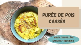 Purée de pois cassés ou BISARRA au thermomix 🌶tm6 recette simple et rapide [upl. by Nicolette620]