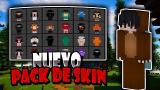 Pack de skin con cosméticos para minecraft bedrock 12030 [upl. by Head]