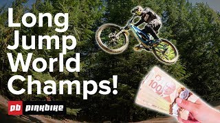 Pinkbike Long Jump World Championships  THE FIRST ONE [upl. by Attenaej623]