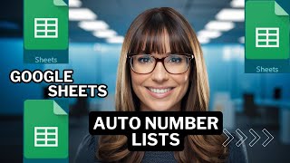 Google Sheets HACK Automatically Number Lists in SECONDS [upl. by Ylrebmi454]