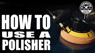 How To Use A Polisher  Car Detailing Basics  Chemical Guys  TORQX Dual Action Polisher [upl. by Attenyt356]