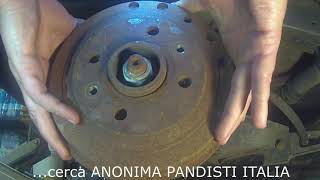 NONTUTORIAL smontaggio tamburo fiat PANDA 1100 141A anno 2002 [upl. by Wessling]