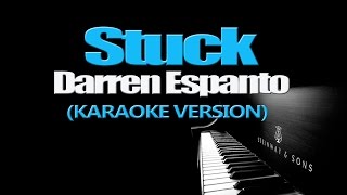 STUCK  Darren Espanto KARAOKE VERSION [upl. by Ahcropal]