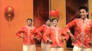 Tarian Gong Xi Fa Cai by Kumpulan Kesenian JKKN Perak live  RTM [upl. by Mandych]