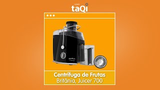 Centrífuga de Frutas Britânia Juicer 700 400 Watts [upl. by Melita716]