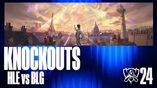 Worlds 2024  HLE vs BLG  Knockout Stage  Quarterfinals Match 2 [upl. by Anak]