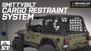 Jeep Wrangler Smittybilt Cargo Restraint System 19972006 TJ Review amp Install [upl. by Opiak]