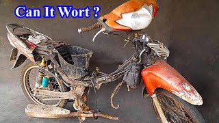 Honda Supra X 125cc Full Restoration  Restoration Build [upl. by Ihcelek696]