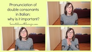 Pronouncing double consonants in Italian  Learn Italian with Lucrezia [upl. by Salahi]