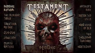 TESTAMENT  Demonic OFFICIAL FULL ALBUM STREAM [upl. by Narhem]