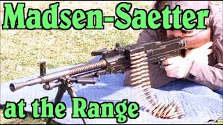 Danish MadsenSaetter GPMG at the Range [upl. by Xerxes]