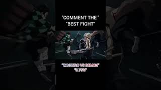 Comment best fight anime fight manga demonslayer [upl. by Heppman824]