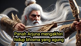 Bhisma yang agung mati di atas ranjang panah Arjuna  mahabarata [upl. by Gunning]