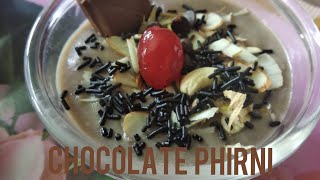 Chocolate PhirniDelicious Phirni Recipe—FirniRice Pudding—Birthday Special Recipe for children [upl. by Ailimat]