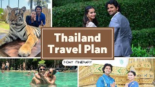 Thailand 7Day Travel Plan  Best Places to Visit in Thailand [upl. by Rehpotsirk107]