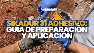 Aprende a usar el SIKADUR 31 ADHESIVO 🔺 como un profesional 👷🏽‍♂️🚧 y transforma tus proyectos [upl. by Yatnahc]