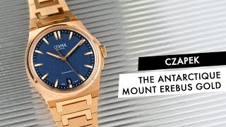 QUICK LOOK Czapek Brings Gold To Its Antarctique Sports Watch with the Mount Erebus Deep Blue [upl. by Noitsirhc]