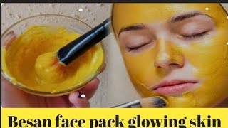 Besan Honey Face pack for glowing skin  Besan face pack glowing skin [upl. by Yelyac]