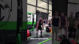 400kg strongman deadlift [upl. by Attej41]