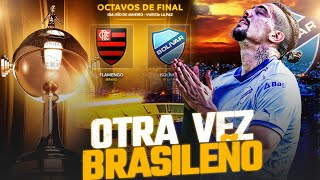 Bolivar vs FLAMENGO en OCTAVOS de Final de la Copa LIBERTADORES de América 2024 [upl. by Gladi676]