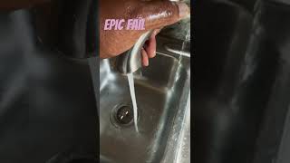 DIY goes horribly wrong trying to install sink 🤣😂😅 diy diyfail failarmy america shorts lol [upl. by Onirotciv563]