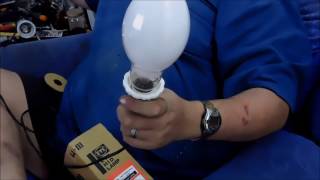 EYE LIGHTING 160W SELF BALLASTED MERCURY LAMP [upl. by Herrera501]