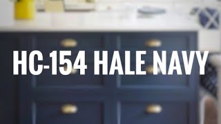 Beautiful Navy Blue Paint Color  Benjamin Moore Hale Navy [upl. by Wareing]