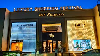 DLF Emporio Mall DELHI  INDIAS LUXURY MALL  Vasant Kunj  VLOG 2023 [upl. by Aron]