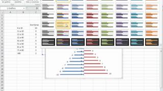 Pirámides Demográficas en Excel Tutorial para hacer una pirámide [upl. by Paresh]