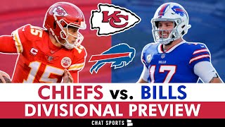 Chiefs vs Bills Preview Prediction Injury Report Terrel Bernard Derrick Nnadi NFL Playoffs 2024 [upl. by Swanhildas]