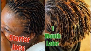 WASH amp RETWIST ON STARTER LOCS  WHAT TO EXPECT [upl. by Animlehliw]