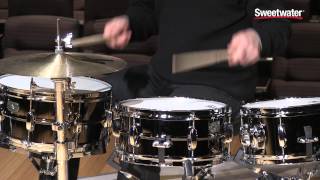 Tama Metalworks Steel Snare Drums Review by Sweetwater Sound [upl. by Gaivn]