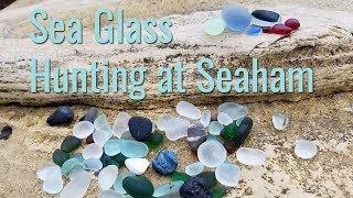 Sea Glass Hunting at Seaham amp Vane Tempest Beaches [upl. by Jeremie]