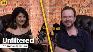 Shappi Khorsandi interview on comedy Iran and assassinations  Unfiltered with James OBrien 28 [upl. by Aietal]