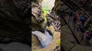 youtubeshorts travel Trummelbach falls lauterbrunnen valley Switzerland [upl. by Henghold541]