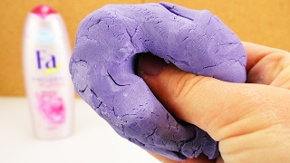 KNETE AUS DUSCHGEL selber machen  coole Play Doh Alternative herstellen [upl. by Ellessig115]