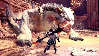 Insect Glaive Vs Barioth Monster Hunter World Iceborne [upl. by Lucine]