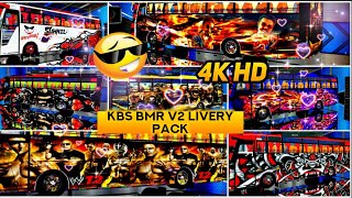 🤩😎TEAM KBS BMR V2 4K HD LIVERY PACK RELEASED 🤩 DOWNLOAD NOW [upl. by Anayrb]