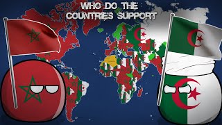 WHO DO THE COUNTRIES SUPPORT Morocco or Algeria Alternative Mapping P27 [upl. by Amarillis390]