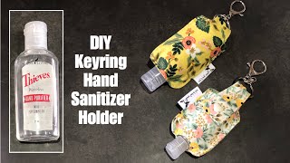 DIY Keyring Hand Sanitizer Holder Pattern For Dettol or Young Living Thieves Hand Purifier [upl. by Arita]