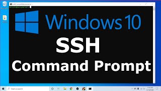 SSH Client on Windows 10 Using the Command Prompt  SSH from Windows to Linux and Other Systems [upl. by Tessa]