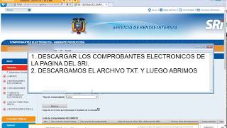 CEXML Descarga Los Comprobantes Electronicos del SRI [upl. by Lauretta883]