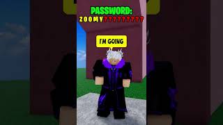 BLOX FRUITS BUT DON’T TALK AND DISCOVER SECRET PASSWORD📖 shorts [upl. by Ttevy712]