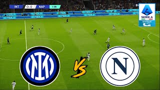 INTER MILAN vs SSC NAPOLI  SERIE A 20242025  FOOTBALL LIFE 2025 [upl. by Drew]