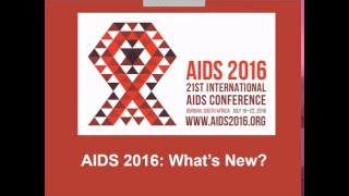 AIDS2016 Whats new [upl. by Thomasa345]