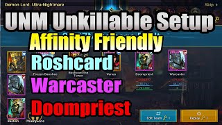 UNM 4 Key Team Roshcard Warcaster Doompriest [upl. by Lower]