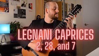 Legnani Caprices Nos 2 28 and 7 [upl. by Sucramraj]