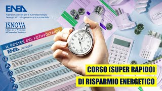 Corso super rapido di risparmio energetico [upl. by Rapsac538]